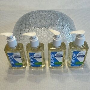 Purpose set of 4 gentle cleansing wash oil free soap free no sulfates brand new